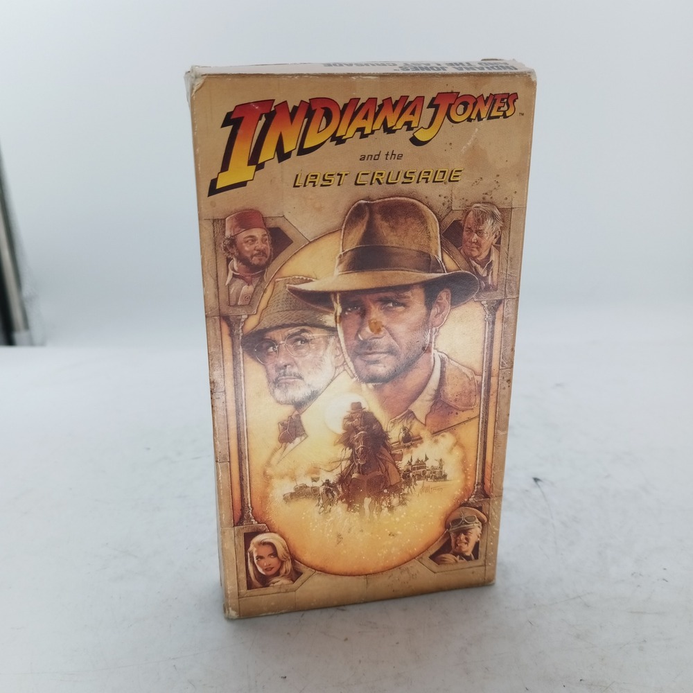 Indiana Jones and the Last Crusade VHS 1989 Paramount Pictures 31859